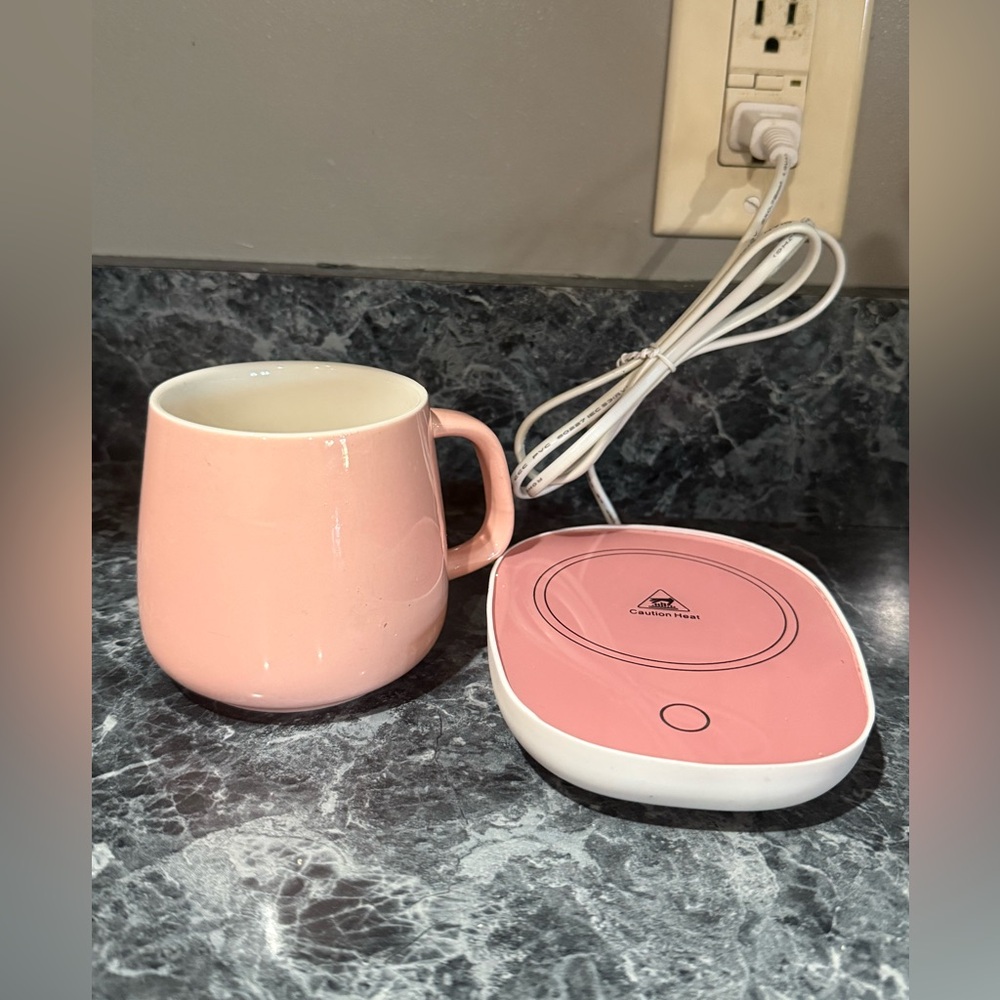 Innotech Temperature Controlled Smart Mug & Warmer Set, Auto On/Off, New no box